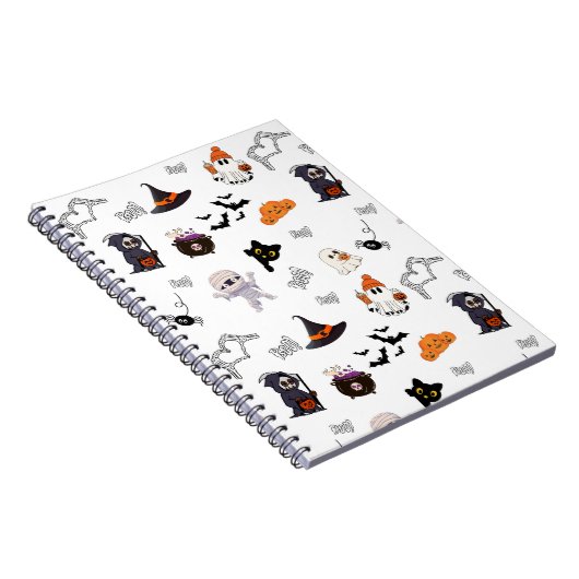 Halloween Spiral Bound Notebook Notizblock (Rechte Seite)