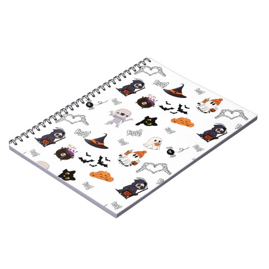 Halloween Spiral Bound Notebook Notizblock (Linke Seite)