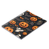 Halloween Spiral Foto Notebook Notizblock (Linke Seite)