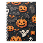 Halloween Spiral Foto Notebook Notizblock (Vorderseite)