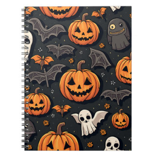Halloween Spiral Foto Notebook Notizblock