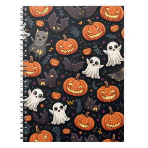 Halloween Spiral Foto Notebook Notizblock