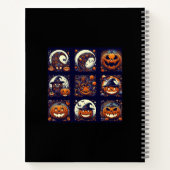 Halloween-SpiralNotebook Notizblock (Rückseite)