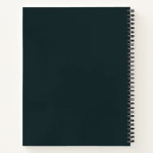 Halloween-SpiralNotebook Notizblock (Rückseite)