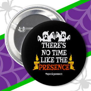 Halloween Spirit Beängstigend Ghosts Funny Hallowe Button