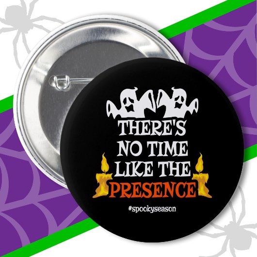 Halloween Spirit Beängstigend Ghosts Funny Hallowe Button
