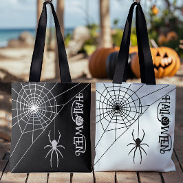 Halloween Spirit Black and White Bag Tasche