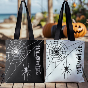 Halloween Spirit Black and White Bag Tasche