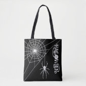 Halloween Spirit Black and White Bag Tasche (Vorderseite)
