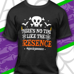 Halloween Spirit Skull Crossbones Funny Halloween T-Shirt