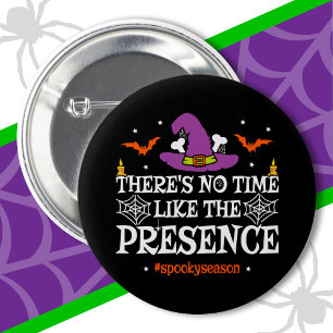 Halloween Spirit Spooky Hexenhut Funny Halloween Button
