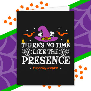 Halloween Spirit Spooky Hexenhut Funny Halloween Karte