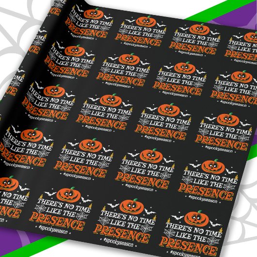 Halloween Spirit Spooky Pumpkin Funny Halloween Geschenkpapier