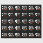 Halloween Spirit Spooky Skull Funny Halloween Geschenkpapier (Flach)
