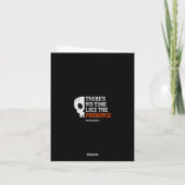 Halloween Spirit Spooky Skull Funny Halloween Karte (Rückseite)