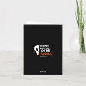 Halloween Spirit Spooky Skull Funny Halloween Karte (Rückseite)