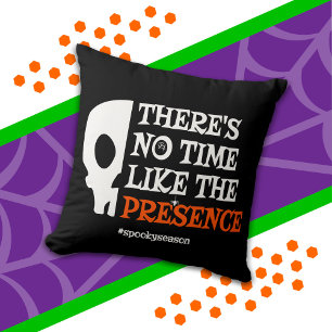 Halloween Spirit Spooky Skull Funny Halloween Kissen