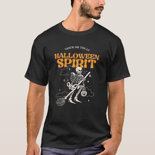 Halloween Spirit Trick or Treat T-Shirt (Vorderseite)