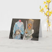 Halloween Spirits Karte (Gelbe Blume)