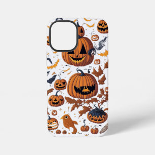 Halloween Spirits Niedliche Ghost & Pumpkin Tele iPhone 12 Mini Hülle