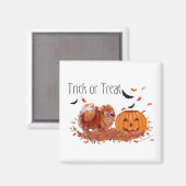 Halloween-Spitz Magnet (Vorderseite/Rückseite)