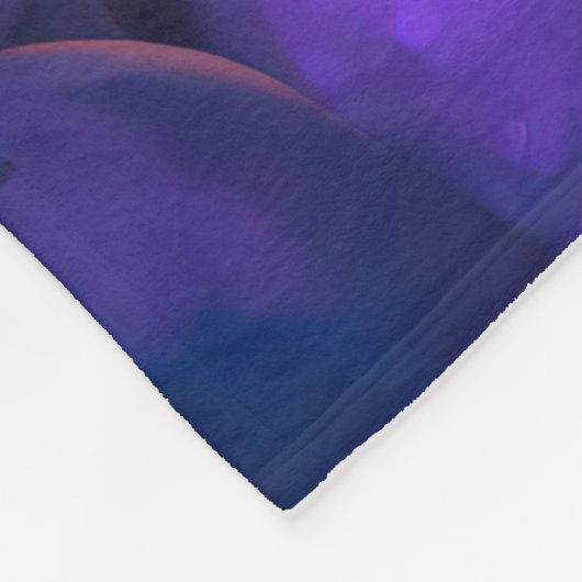 Halloween-Spitz mit Pumpkins Beängstigend Fleecedecke (Ecke)