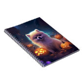 Halloween-Spitz mit Pumpkins Beängstigend Notizblock (Rechte Seite)