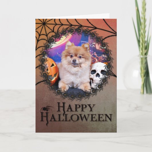 Halloween - Spitz - Simba Karte (Vorderseite)