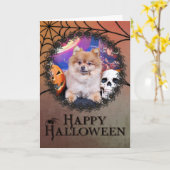 Halloween - Spitz - Simba Karte (Gelbe Blume)