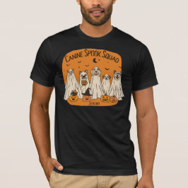 Halloween Spook Dorkige Hunde Geister Kürbis T-Shirt