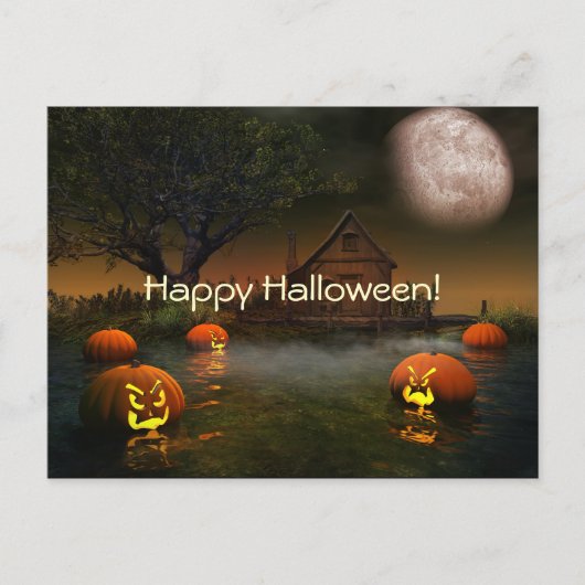 Halloween Spookenes Postcard Postkarte (Vorderseite)