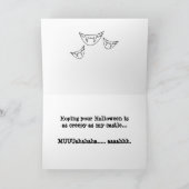 Halloween Spookfest Faltenkarte Karte (Innenseite)