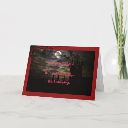 Halloween Spookfest Faltenkarte Karte (Vorderseite)