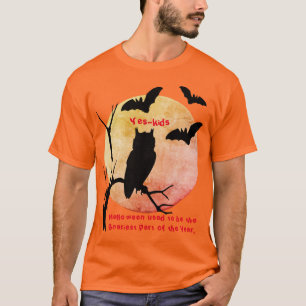 Halloween Spookghts - Fledermaus Owl T-Shirt