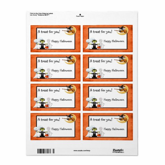 Halloween-Spooks-Label (Vorne)