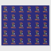 Halloween Spooks Wrapping Paper Geschenkpapier (Flach)