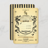 Halloween ~ Spooktacular1 - Antwortkarte / UAWG RSVP Karte (Vorne/Hinten)