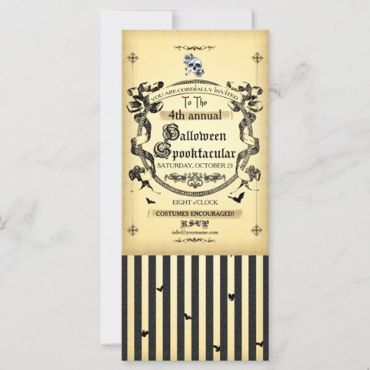 Halloween ~ Spooktacular1 - Einladung / Rackcard (Vorderseite)