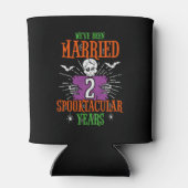 Halloween Spooktacular 2. Hochzeitstag Dosenkühler (Rückseite)