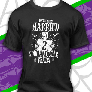 Halloween Spooktacular 2. Hochzeitstag T-Shirt