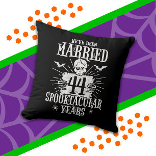 Halloween Spooktacular 44. Hochzeitstag Kissen