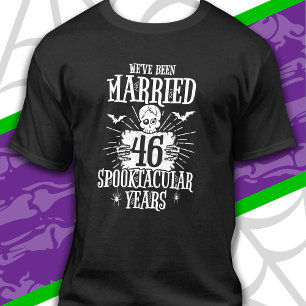 Halloween Spooktacular 46. Hochzeitstag T-Shirt