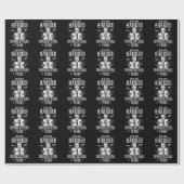 Halloween Spooktacular 4. Hochzeitstag Geschenkpapier (Flach)