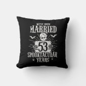 Halloween Spooktacular 53. Hochzeitstag Kissen (Vorderseite)