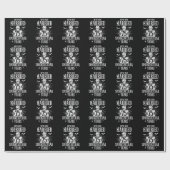 Halloween Spooktacular 75. Hochzeitstag Geschenkpapier (Flach)