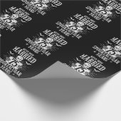 Halloween Spooktacular 75. Hochzeitstag Geschenkpapier (Ecke)
