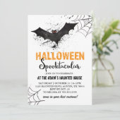 Halloween Spooktacular Bat Einladung (Stehend Vorderseite)
