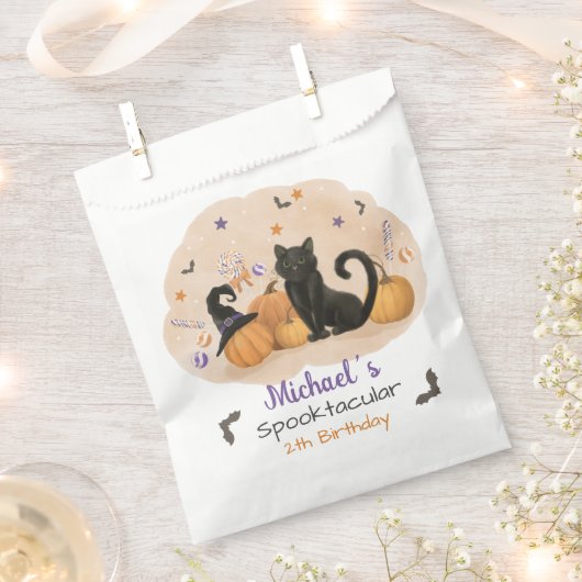 Halloween Spooktacular Geburtstagsparty Geschenktütchen (Ausgeschnitten)