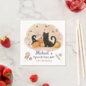 Halloween Spooktacular Geburtstagsparty Serviette (Beispiel)