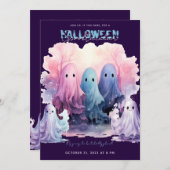 Halloween Spooktacular Ghouls Party Einladung (Vorne/Hinten)